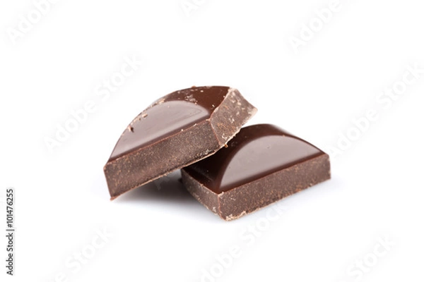 Fototapeta Dark chocolate bars