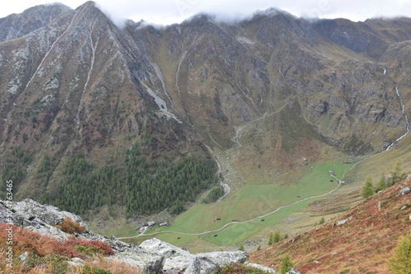 Obraz Tal in den Dolomiten