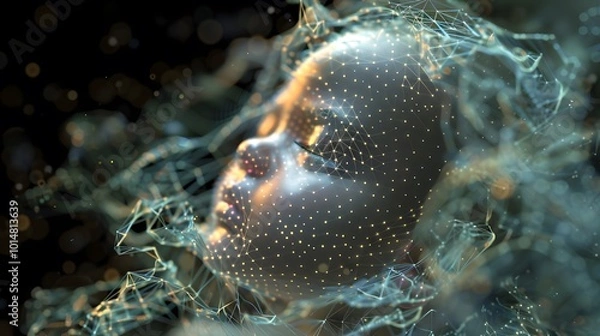 Fototapeta Genetic technology, biological genetics, baby technology