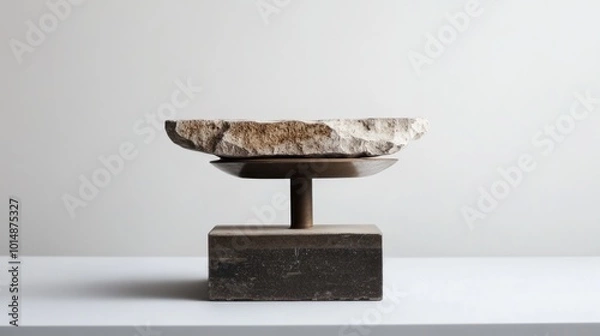 Obraz Stone Sculpture on a Stand