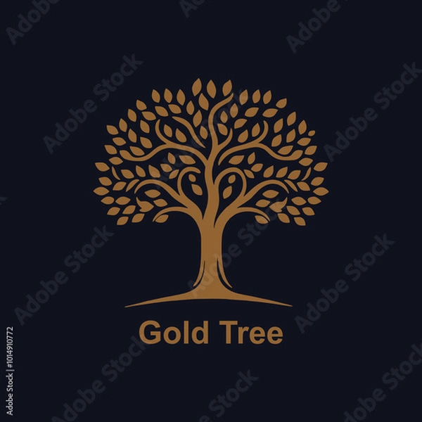 Obraz Gold Tree