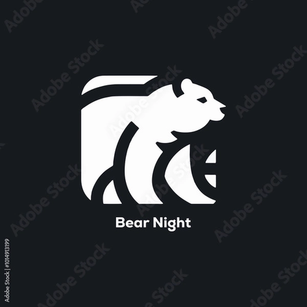 Obraz Bear Night