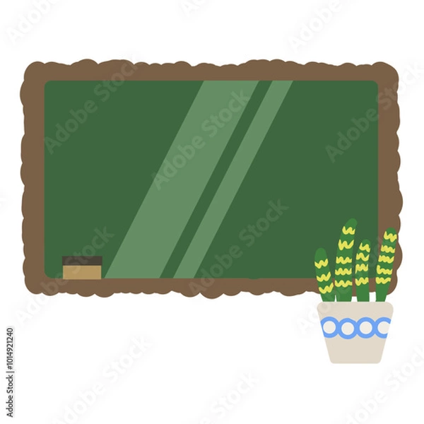 Obraz Chalk board vector