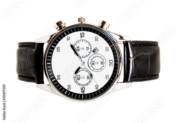 Obraz modern watch isolated on a white background