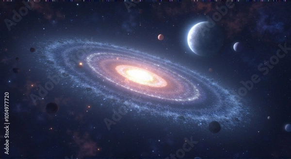 Obraz space galaxy in space