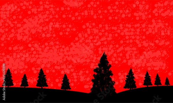Obraz Red pop art comic background with halftone comic bubbles. Pop art poster in retro comic book style