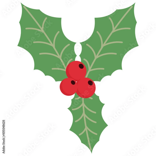 Obraz Christmas Holly Berries Element