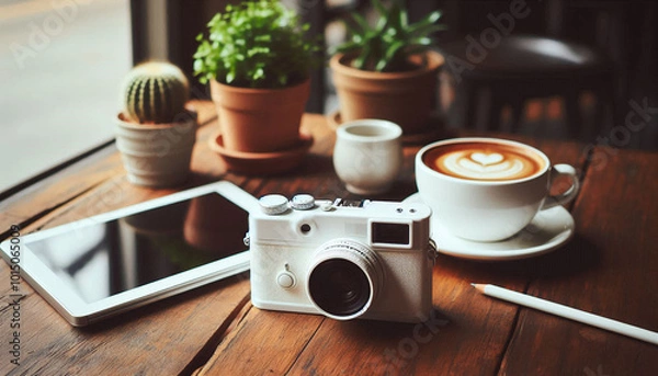 Obraz 白いカメラ３