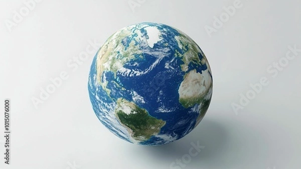 Fototapeta Earth, a Blue Marble in the Vastness of Space,  A Stunning Visual Representation of Our Planet