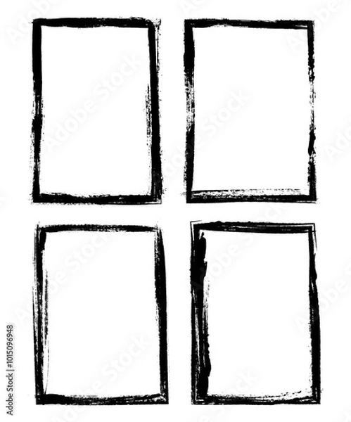 Obraz Brush stroke grunge frame