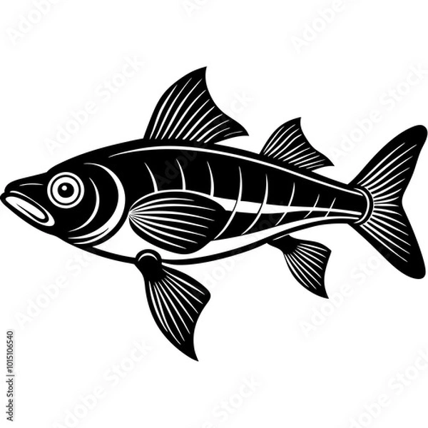 Obraz fish isolated on white