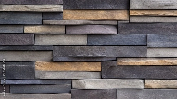 Obraz A textured background of dark grey-black slate, showcasing natural stone patterns. The deep tones create a strong, sophisticated look.