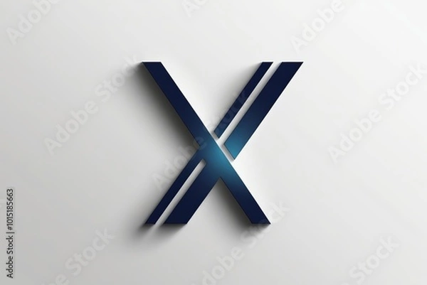 Obraz A modern minimalist vector logo design feature