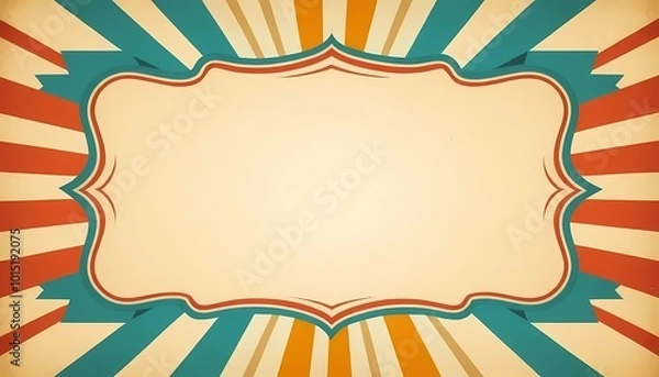 Obraz vintage background with frame for text