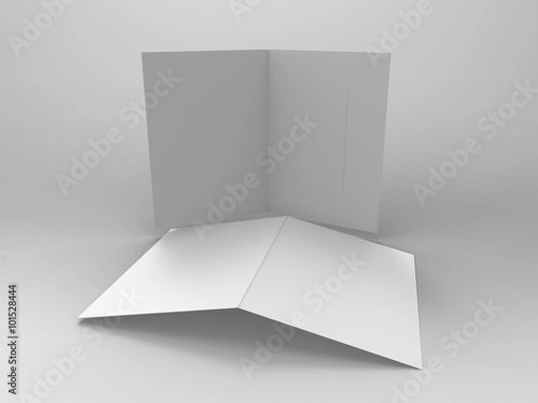 Fototapeta Branding Stationary 3D Render Folder