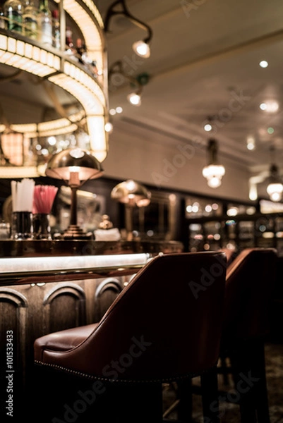 Obraz Art deco bar