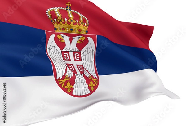 Obraz Serbian flag