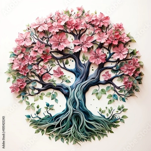 Obraz tree with flowers