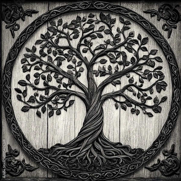 Obraz ornament on the wall