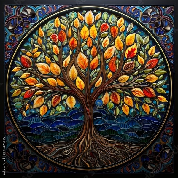 Obraz tree in the window