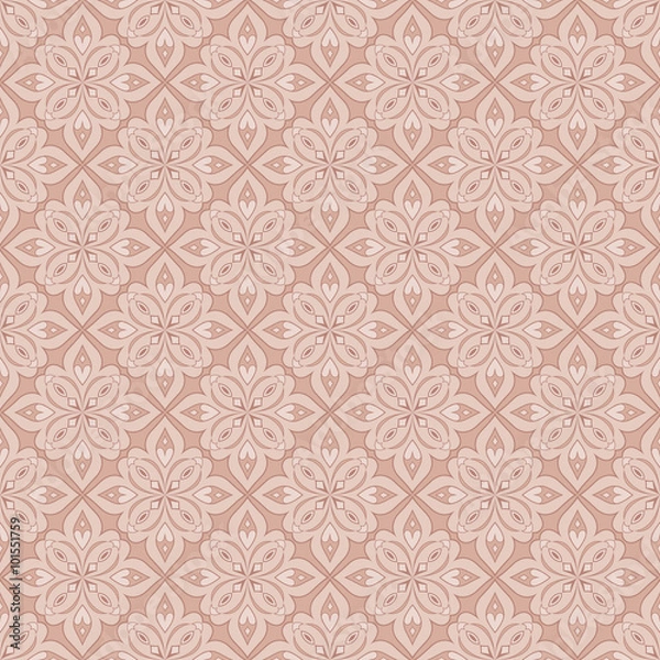 Fototapeta Decorative seamless beige texture.