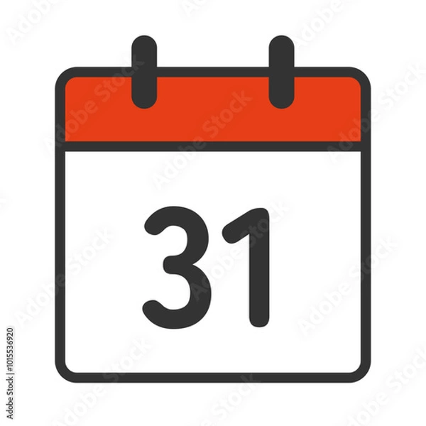 Obraz カレンダーアイコン（月末31日）