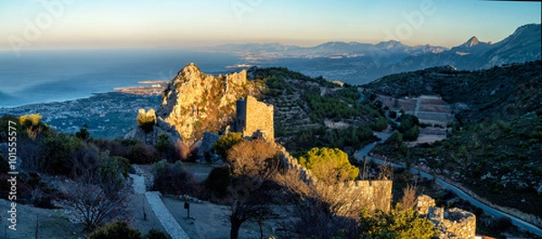 Obraz Saint Hilarion Castle, Cyprus