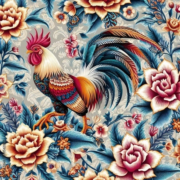 Obraz background with rooster