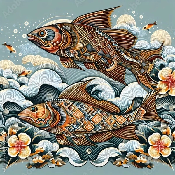 Obraz fish in the sea