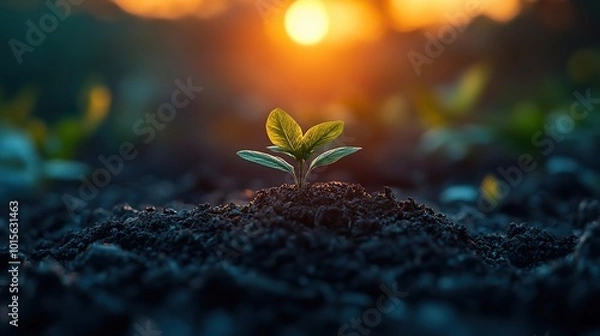 Obraz Climate change mitigation through AI focuses on how artificial intelligence supports climate modeling, enhancing efforts to preserve the environment.