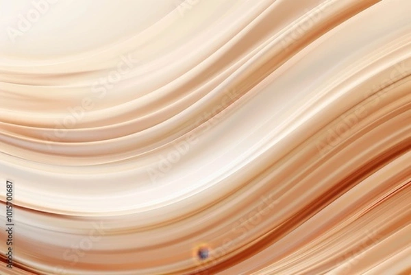 Fototapeta Futuristic Wave Motion Background, a dreamy digital abstract art piece featuring flowing speed lines in sandy brown and saddle brown tones, inspired by the essence of Peru.