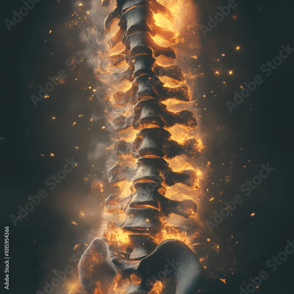 Obraz Flaming Backbone