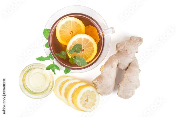 Fototapeta Ingwer  Lemon Tea