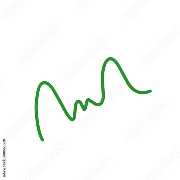 Fototapeta abstract irregular line