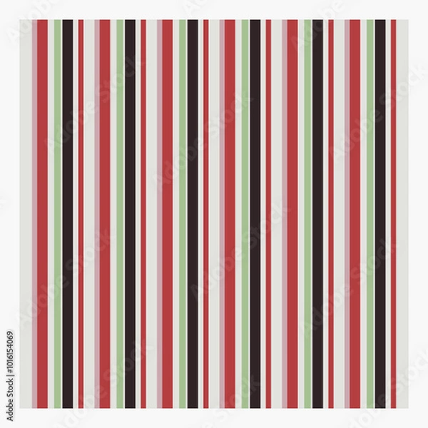 Fototapeta Decorative pattern with colorful vertical stripes. Seamless continuous textile pattern.