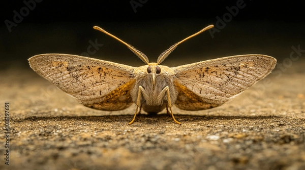 Obraz butterfly on a rock