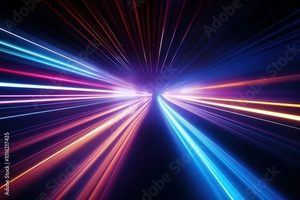 Obraz Lights background backgrounds futuristic motion.