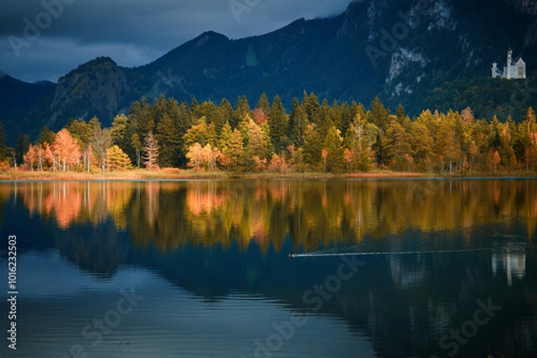 Fototapeta a walk in the mountains, a trip to the mountains, a hike in the mountains