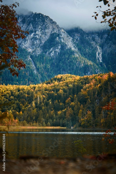 Fototapeta a walk in the mountains, a trip to the mountains, a hike in the mountains