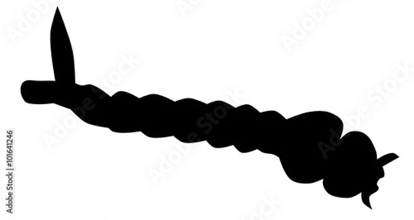 Obraz mosquito larva icon