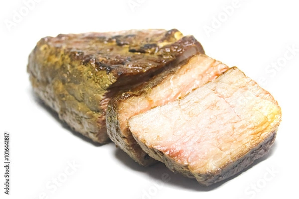 Obraz beef steak isolated on white background