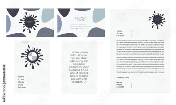 Obraz Brand Idenity with all necessary elements, template design