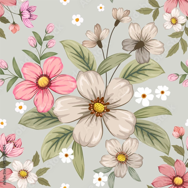 Obraz Flowers pattern1345