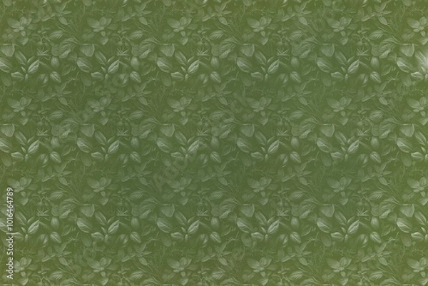 Fototapeta ボタニカルパターンイラスト