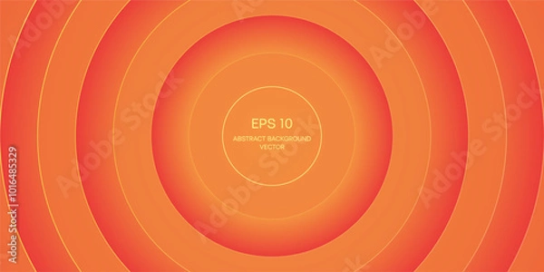 Fototapeta Red orange futuristic vector background.  Digital technology background. Orange abstract vector background. Tech backdrop EPS 10.