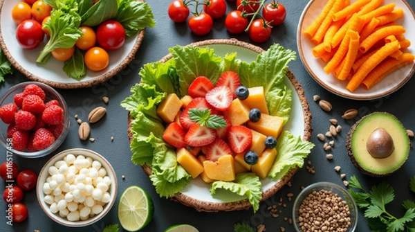 Fototapeta 야채 타이틀