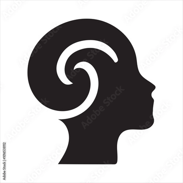 Fototapeta head with marks