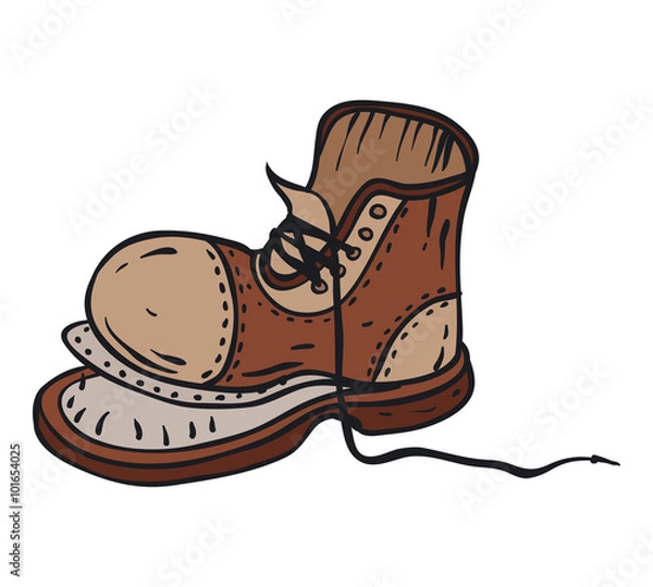 Obraz Old Brown Boot