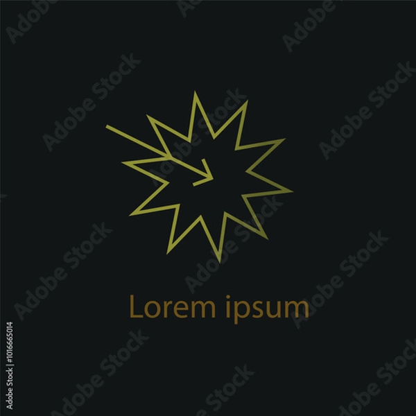 Fototapeta Minimalist Logo