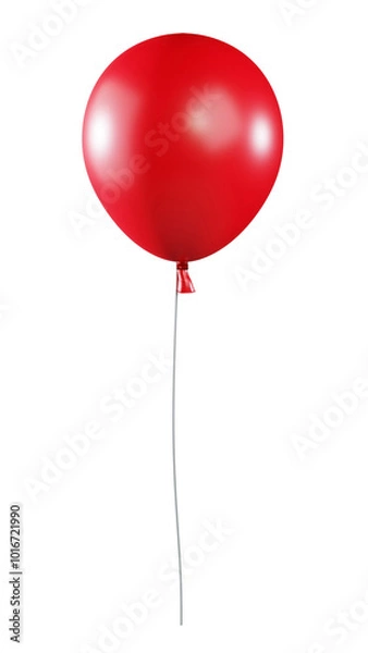 Obraz red balloon isolated on white